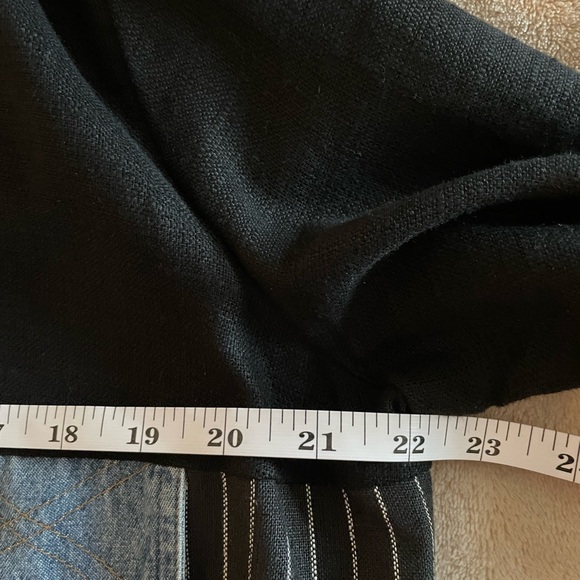 Women’s Black Floral Pattern Blazer Size Medium - Picture 5 of 6